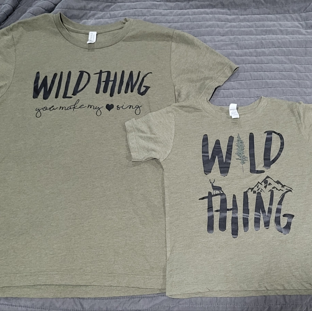Mommy and Me "Wild Thing" shirts